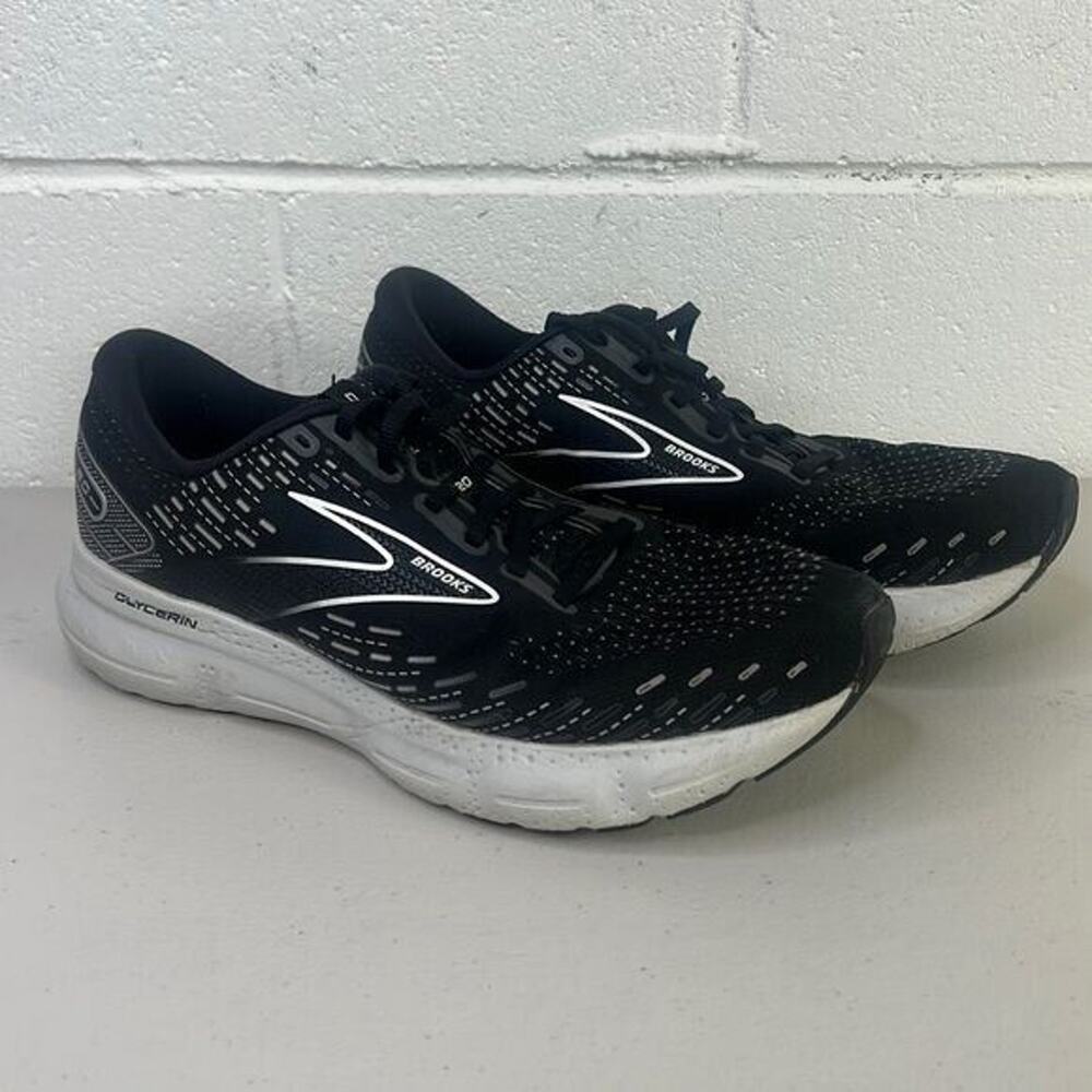 1203691D059 Women’s Brooks Glycerin 20 Athletic Sneakers sz 11 D Black/Gray